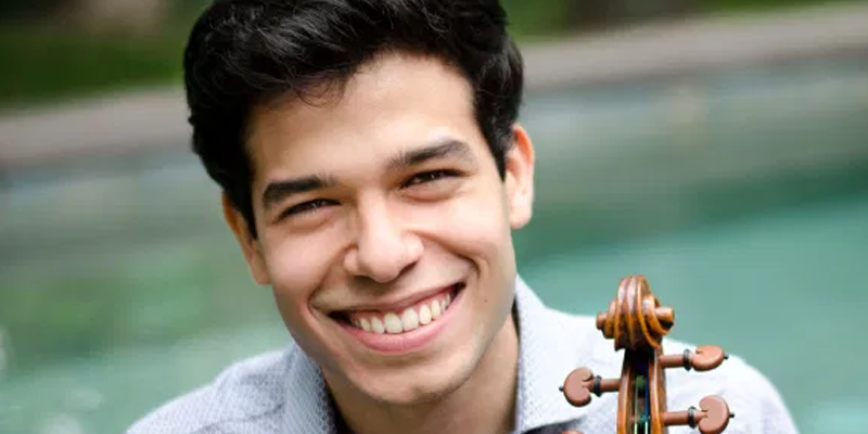 2122 Rengel SUB Image of Ruben Rengel with violin